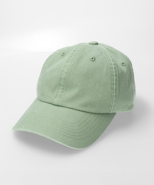 FRUIT OF THE LOOM（フルーツオブザルーム）の「Baseball Low Cap Pigment / ベースボールキャップ / ベーシック / カジュアル / ユニセックス / ピグメント（キャップ・メンズ・ブラック/ベージュ/パープル/レッド/ベージュ系その他/チャコール/ミント/カーキ/オレンジ/ブルー・FREE）」の6枚目の写真