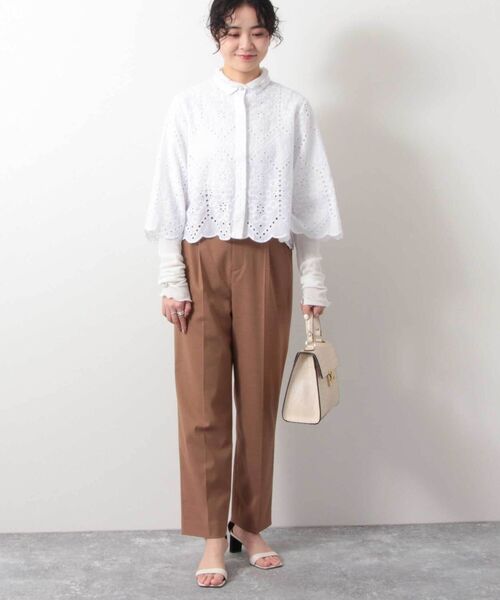 「NOLLEY'S」 長袖ブラウス 38 オフホワイト レディース NOLLEY'S 「NOLLEY'S」 長袖ブラウス 38 キナリ レディース