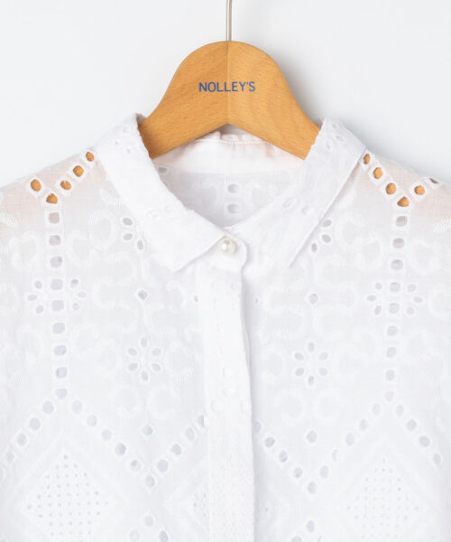 「NOLLEY'S」 長袖ブラウス 38 オフホワイト レディース NOLLEY'S 「NOLLEY'S」 長袖ブラウス 38 キナリ レディース