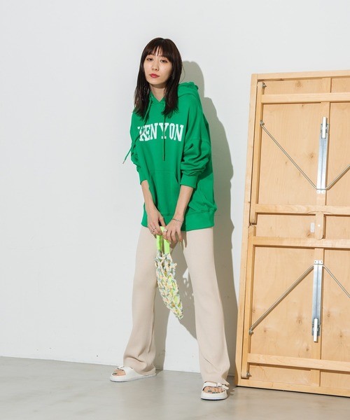 Auntie Rosa Holiday(アンティローザホリデー)の「レーヨンナイロンリブニットパンツ / サイズ展開あり(その他パンツ・レディース・グリーン/アイボリー/ピンク/ブラック/ブルー・SMALL/MEDIUM)」の9枚目の写真