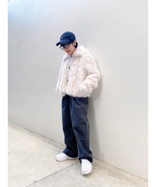 JUMELLE（ジュメロ）の「デザインワイドデニム（デニムパンツ・レディース・ブラック/ブルー・MEDIUM/LARGE/SMALL）」の6枚目の写真