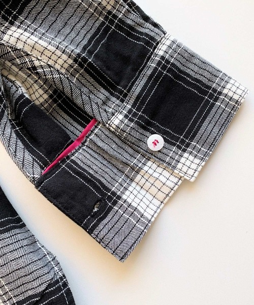 Q(キュー)の「バンドカラーロングシャツ(シャツ/ブラウス・レディース・ブラック系その他/ホワイト/ブルー系その他・MEDIUM)」の5枚目の写真