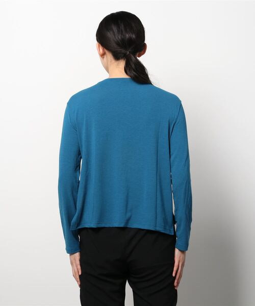 NIKE(ナイキ)の「ナイキ NIKE ナイキ ウィメンズ NY DF L/S トップ(Tシャツ/カットソー・レディース・ブラック/ブルー・S/M/L)」の6枚目の写真