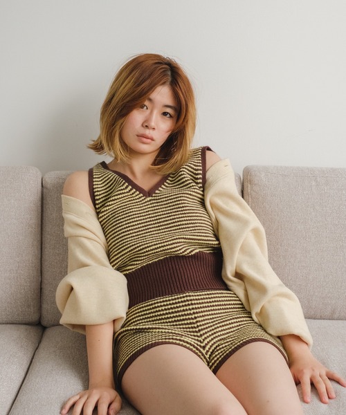 MILLER（ミラー）の「【Miller別注】SETUPニットショーツ（その他パンツ・レディース・イエロー/サックスブルー・FREE）」の13枚目の写真