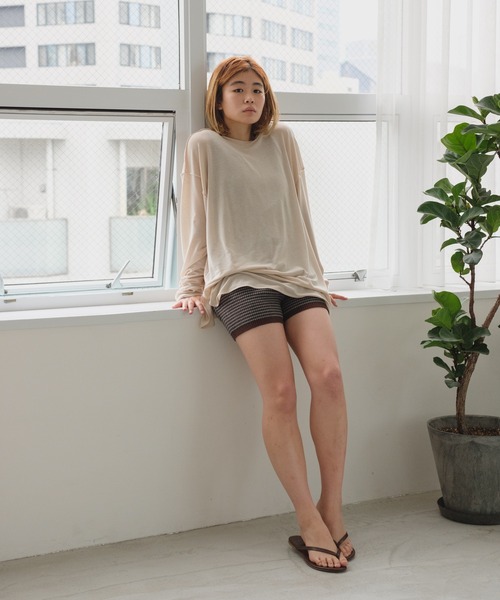 MILLER（ミラー）の「【Miller別注】SETUPニットショーツ（その他パンツ・レディース・イエロー/サックスブルー・FREE）」の7枚目の写真