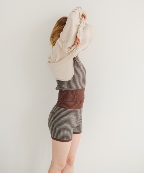 MILLER（ミラー）の「【Miller別注】SETUPニットショーツ（その他パンツ・レディース・イエロー/サックスブルー・FREE）」の5枚目の写真