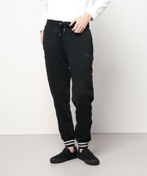 Guess（ゲス）の「Adam Sweat Pant（スウェットパンツ・メンズ・ブラック/ブルー・SMALL/MEDIUM/LARGE/X-LARGE）」の3枚目の写真