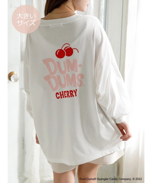 SLURR(スラ―)の「【大きいサイズ】DUM・DUM‘S ロンT(Tシャツ/カットソー・レディース・オフホワイト・L)」の4枚目の写真