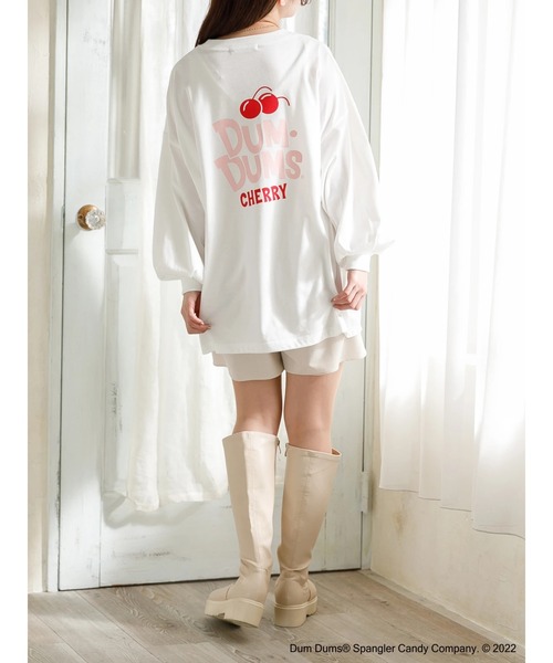 SLURR(スラ―)の「【大きいサイズ】DUM・DUM‘S ロンT(Tシャツ/カットソー・レディース・オフホワイト・L)」の3枚目の写真