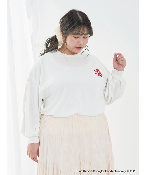 SLURR(スラ―)の「【大きいサイズ】DUM・DUM‘S ロンT(Tシャツ/カットソー・レディース・オフホワイト・L)」の18枚目の写真