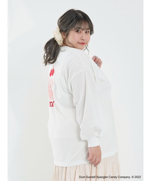 SLURR(スラ―)の「【大きいサイズ】DUM・DUM‘S ロンT(Tシャツ/カットソー・レディース・オフホワイト・L)」の21枚目の写真
