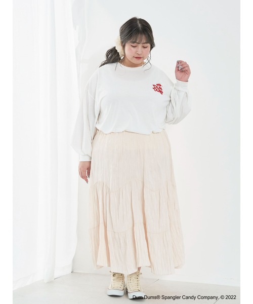 SLURR(スラ―)の「【大きいサイズ】DUM・DUM‘S ロンT(Tシャツ/カットソー・レディース・オフホワイト・L)」の22枚目の写真