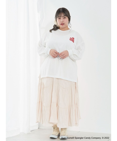 SLURR(スラ―)の「【大きいサイズ】DUM・DUM‘S ロンT(Tシャツ/カットソー・レディース・オフホワイト・L)」の16枚目の写真
