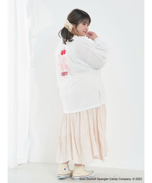 SLURR(スラ―)の「【大きいサイズ】DUM・DUM‘S ロンT(Tシャツ/カットソー・レディース・オフホワイト・L)」の13枚目の写真