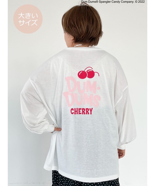 SLURR(スラ―)の「【大きいサイズ】DUM・DUM‘S ロンT(Tシャツ/カットソー・レディース・オフホワイト・L)」の12枚目の写真