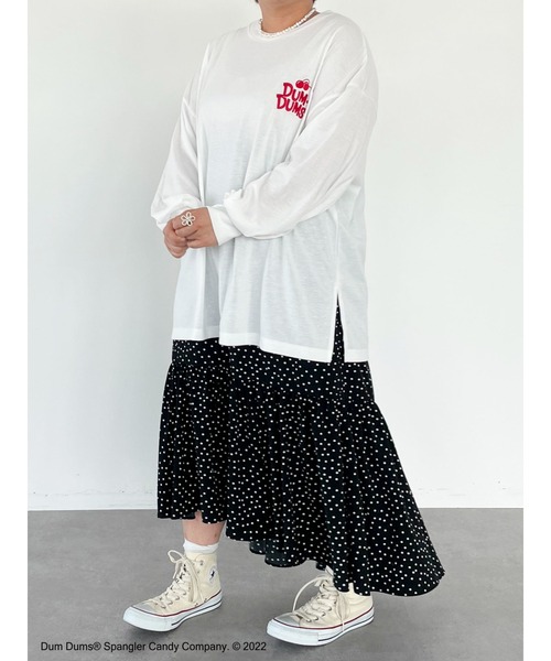 SLURR(スラ―)の「【大きいサイズ】DUM・DUM‘S ロンT(Tシャツ/カットソー・レディース・オフホワイト・L)」の10枚目の写真