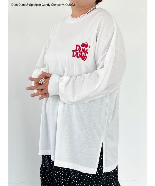 SLURR(スラ―)の「【大きいサイズ】DUM・DUM‘S ロンT(Tシャツ/カットソー・レディース・オフホワイト・L)」の11枚目の写真