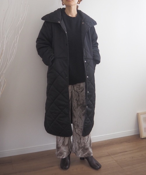 ABITOKYO（アビトーキョー）の「ハイネックキルティング中綿ロング