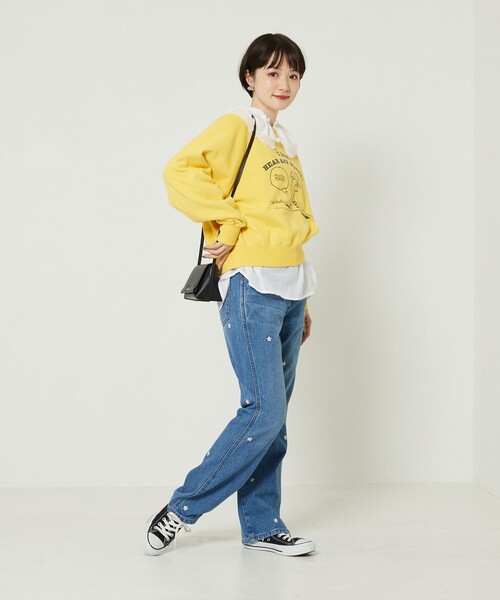 FREAK'S STORE(フリークスストア)の「SNOOPYスウェットプルオーバー(スウェット・レディース・イエロー/サックスブルー・フリ-)」の18枚目の写真