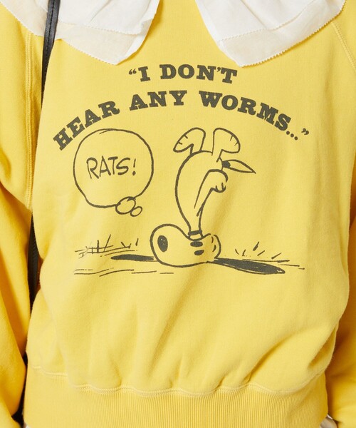 FREAK'S STORE(フリークスストア)の「SNOOPYスウェットプルオーバー(スウェット・レディース・イエロー/サックスブルー・フリ-)」の16枚目の写真