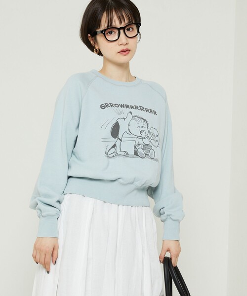 FREAK'S STORE(フリークスストア)の「SNOOPYスウェットプルオーバー(スウェット・レディース・イエロー/サックスブルー・フリ-)」の14枚目の写真