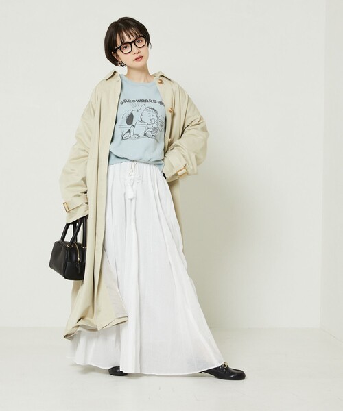 FREAK'S STORE(フリークスストア)の「SNOOPYスウェットプルオーバー(スウェット・レディース・イエロー/サックスブルー・フリ-)」の7枚目の写真