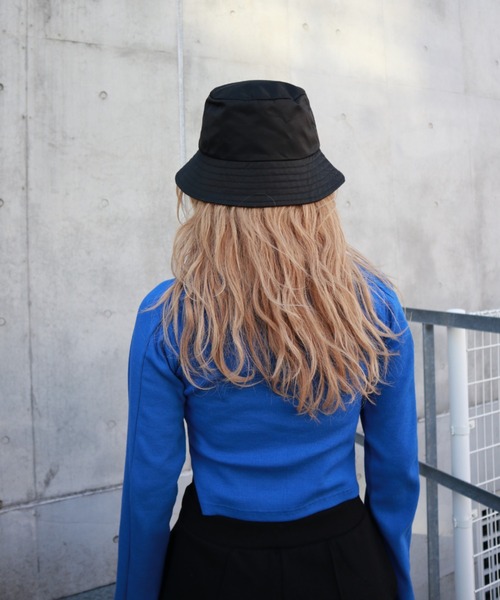 FIG&VIPER（フィグアンドバイパー）の「ナイロンバケットハット（ハット・レディース・ブラック/ベージュ・FREE）」の5枚目の写真