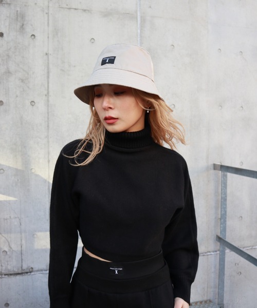 FIG&VIPER（フィグアンドバイパー）の「ナイロンバケットハット（ハット・レディース・ブラック/ベージュ・FREE）」の12枚目の写真