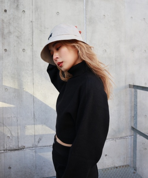 FIG&VIPER（フィグアンドバイパー）の「ナイロンバケットハット（ハット・レディース・ブラック/ベージュ・FREE）」の6枚目の写真