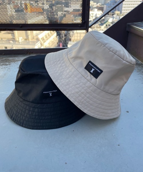 FIG&VIPER（フィグアンドバイパー）の「ナイロンバケットハット（ハット・レディース・ブラック/ベージュ・FREE）」の10枚目の写真