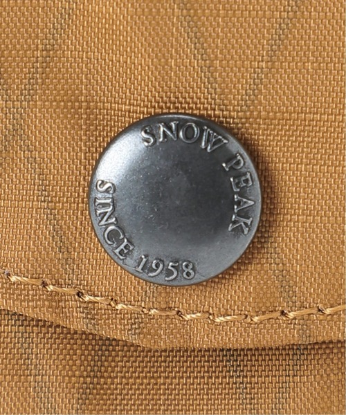 Snow Peak（スノーピーク）の「【SNOW PEAK / スノーピーク】HOME CAMP ユーティリティーポーチ（ショルダーバッグ・メンズ・ブラック/キャメル・FREE）」の8枚目の写真