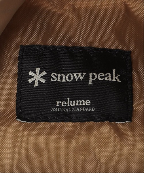 Snow Peak（スノーピーク）の「【SNOW PEAK / スノーピーク】HOME CAMP ユーティリティーポーチ（ショルダーバッグ・メンズ・ブラック/キャメル・FREE）」の9枚目の写真