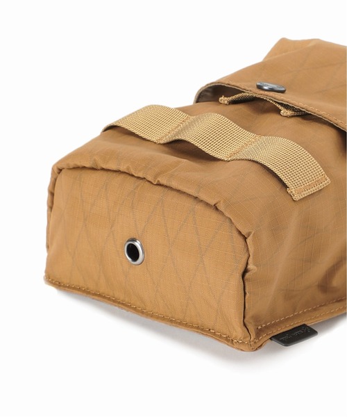 Snow Peak（スノーピーク）の「【SNOW PEAK / スノーピーク】HOME CAMP ユーティリティーポーチ（ショルダーバッグ・メンズ・ブラック/キャメル・FREE）」の7枚目の写真