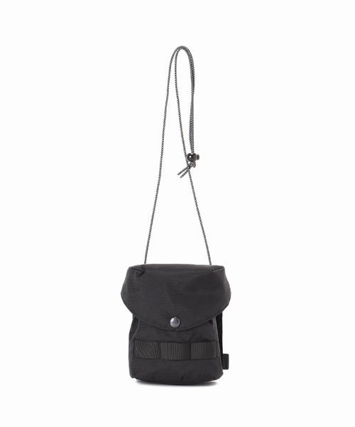 Snow Peak（スノーピーク）の「【SNOW PEAK / スノーピーク】HOME CAMP ユーティリティーポーチ（ショルダーバッグ・メンズ・ブラック/キャメル・FREE）」の5枚目の写真