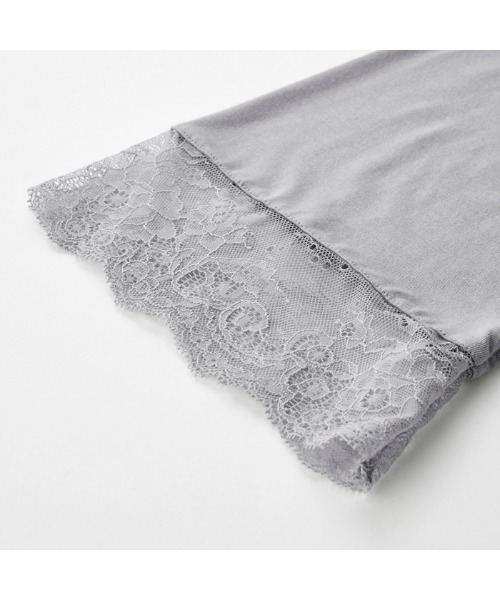 パデット付レースづかいルームウェアセット