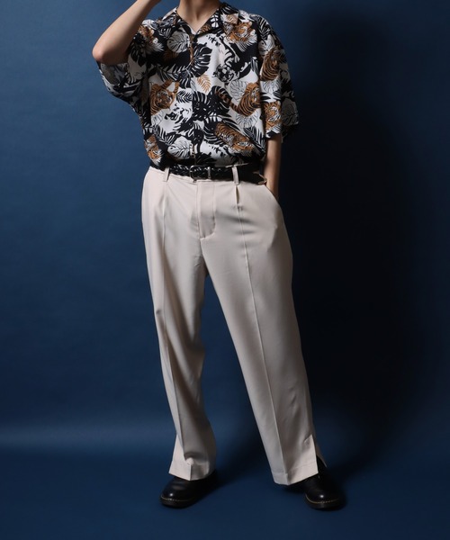 ANPAS(アンパス)の「ANPAS 3Points Buckle Eco Real Leather Mesh Belt/ANPAS 別注 3点尾錠 エコレザーメッシュベルト(ベルト・メンズ・ブラック/ダークブラウン/ブラウン・FREE)」の16枚目の写真