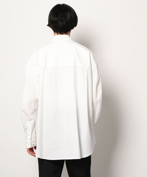 VOAAOV（ヴォアーブ）の「【VOAAOV】 organic cotton broad shirt（シャツ/ブラウス・メンズ・ホワイト/ブラック/ベージュ・1/2）」の4枚目の写真