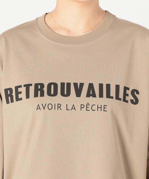 IENA（イエナ）の「RETROUVAILLES ロングスリーブプルオーバー◆（Tシャツ/カットソー・レディース・ホワイト/ベージュ/ブラック系その他・FREE）」の19枚目の写真