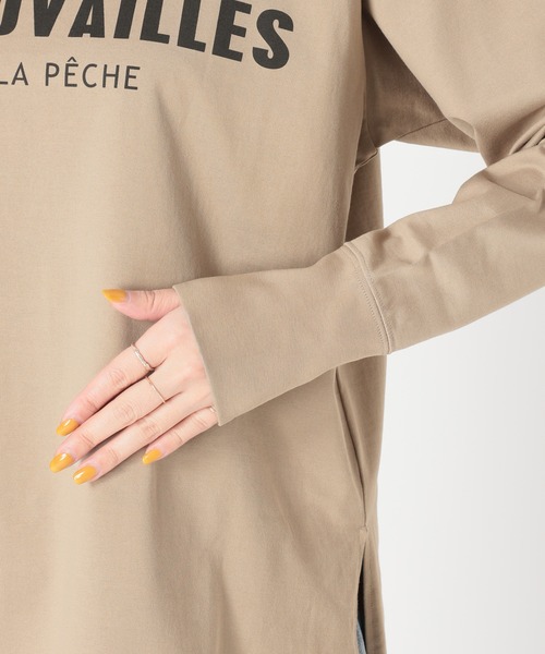 IENA（イエナ）の「RETROUVAILLES ロングスリーブプルオーバー◆（Tシャツ/カットソー・レディース・ホワイト/ベージュ/ブラック系その他・FREE）」の15枚目の写真