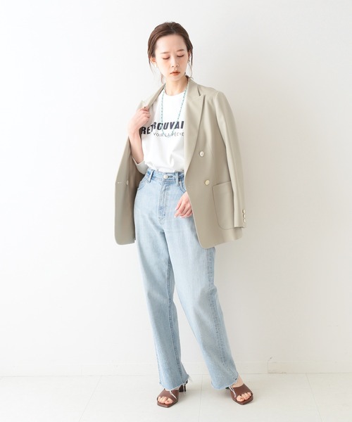 IENA（イエナ）の「RETROUVAILLES ロングスリーブプルオーバー◆（Tシャツ/カットソー・レディース・ホワイト/ベージュ/ブラック系その他・FREE）」の21枚目の写真