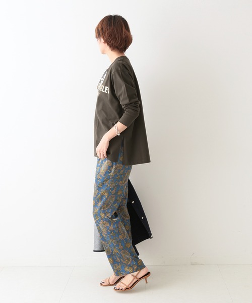 IENA（イエナ）の「RETROUVAILLES ロングスリーブプルオーバー◆（Tシャツ/カットソー・レディース・ホワイト/ベージュ/ブラック系その他・FREE）」の10枚目の写真