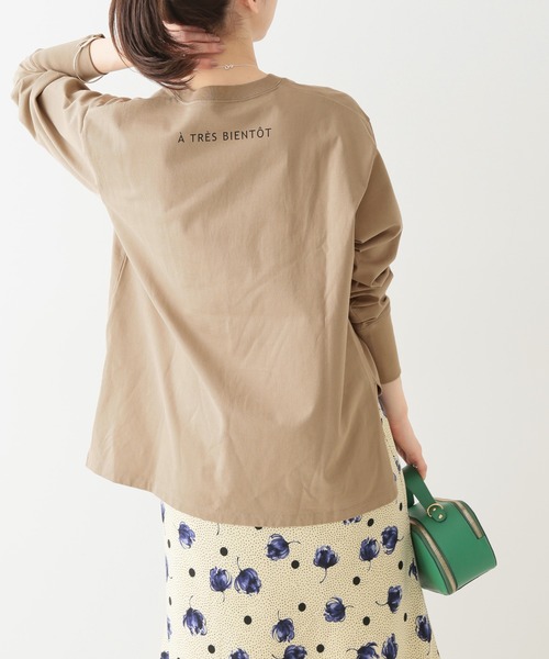 IENA（イエナ）の「RETROUVAILLES ロングスリーブプルオーバー◆（Tシャツ/カットソー・レディース・ホワイト/ベージュ/ブラック系その他・FREE）」の18枚目の写真