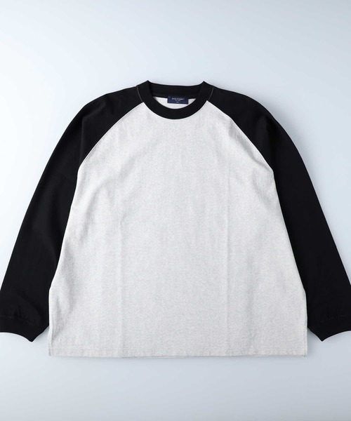 BACK NUMBER（バックナンバー）の「【BACK NUMBER】ビッグシルエットラグランロンT（Tシャツ/カットソー・メンズ・ネイビー/ベージュ/ブラック・L/S/M/XL）」の9枚目の写真