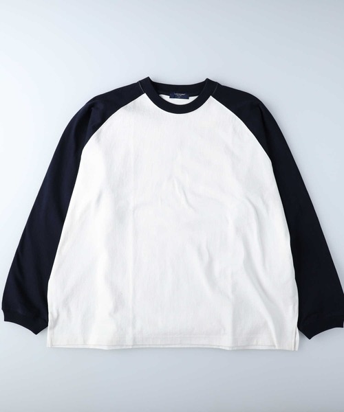 BACK NUMBER（バックナンバー）の「【BACK NUMBER】ビッグシルエットラグランロンT（Tシャツ/カットソー・メンズ・ネイビー/ベージュ/ブラック・L/S/M/XL）」の13枚目の写真