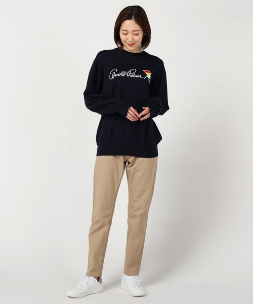 Arnold Palmer（アーノルドパーマー）の「スリムテーパード シェア チノパンツ（チノパンツ・レディース・ブラック/ベージュ・L/M/LL/XS/S）」の12枚目の写真