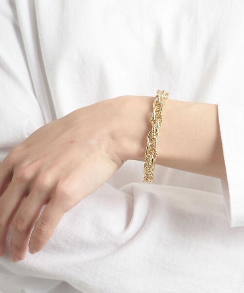 Anthem for the senses（アンセムフォーザセンセズ）の「＜Anthem for the senses（アンセム フォー ザ センセズ）＞Entangled BR（ブレスレット・レディース・ゴールド・FREE）」の5枚目の写真