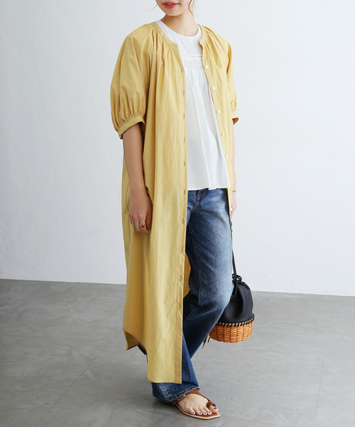 麻vネックフレアワンピース ワンピース La Totalite ワンピース Totalite ラトータリテ のワンピース 麻vネックフレアワンピース を購入できます La Totalite ラトータリテ のファッション