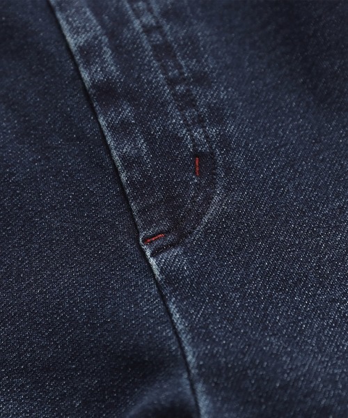 n'OrLABEL(ノアールレーベル)の「カットデニムジョガーパンツ(デニムパンツ・レディース・ブラック/ネイビー/ブルー・1/2)」の7枚目の写真