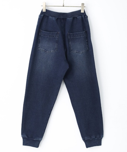 n'OrLABEL(ノアールレーベル)の「カットデニムジョガーパンツ(デニムパンツ・レディース・ブラック/ネイビー/ブルー・1/2)」の11枚目の写真