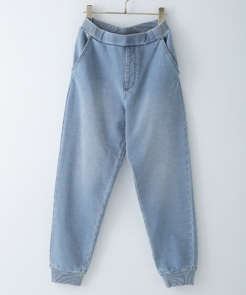 n'OrLABEL(ノアールレーベル)の「カットデニムジョガーパンツ(デニムパンツ・レディース・ブラック/ネイビー/ブルー・1/2)」の13枚目の写真